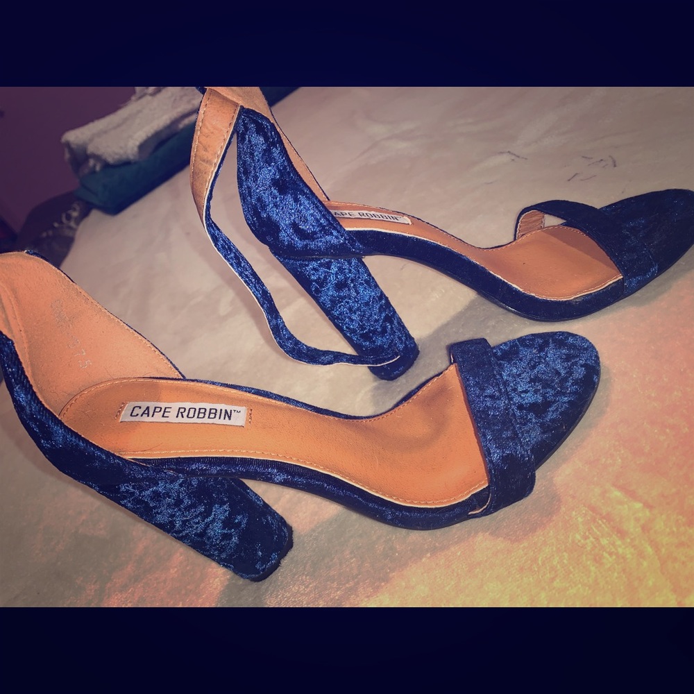 Velvet High Heels